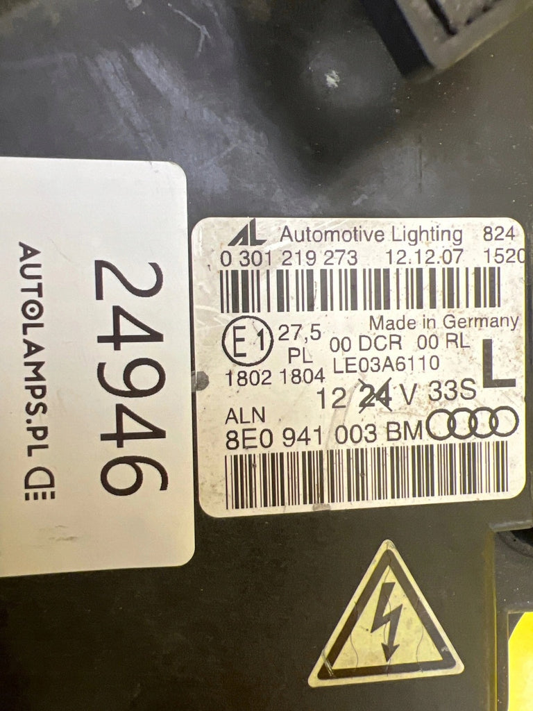 Frontscheinwerfer Audi A4 B7 8E0941003BM Xenon Links Scheinwerfer Headlight