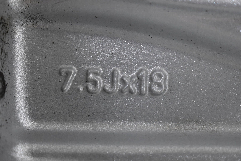 1x Alufelge 18 Zoll 7.5" 5x108 49ET Glanz Silber 9671401877 Peugeot Ii Rim Wheel