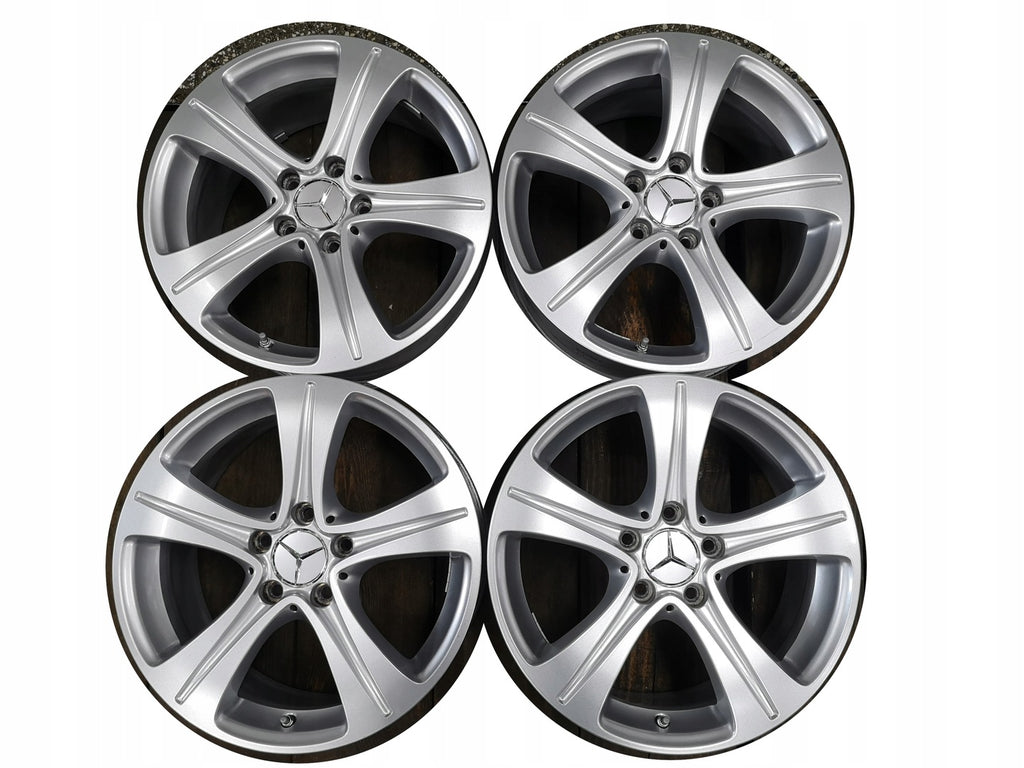 4x Alufelge 17 Zoll 7.5" 5x112 40ET Glanz Silber A2134011200 Mercedes-Benz W213