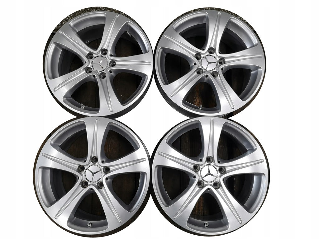 4x Alufelge 17 Zoll 7.5" 5x112 40ET Glanz Silber A2134011200 Mercedes-Benz W213 FEL3902520014kp