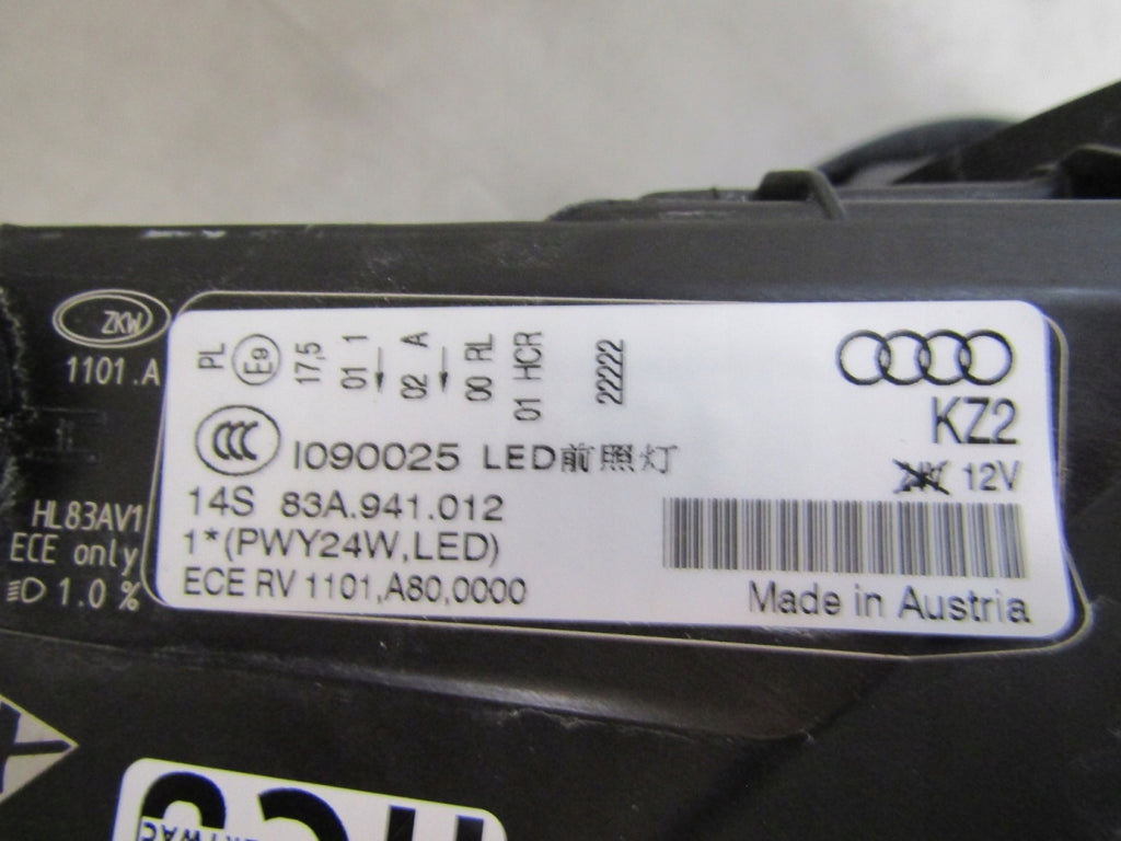 Frontscheinwerfer Audi Q3 83A941012 LED Rechts Scheinwerfer Headlight SCH4696777314ts
