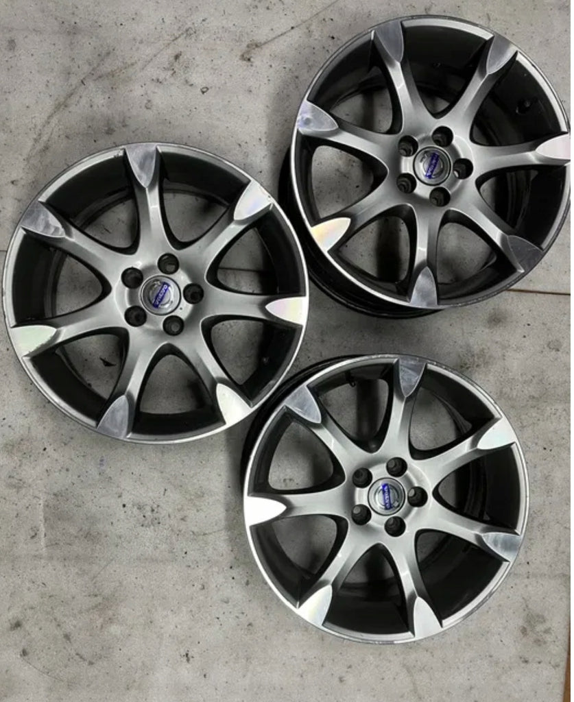 1x Alufelge 18 Zoll 8.0" 5x108 55ET Glanz Schwarz 30778090 Volvo Xc60 Rim Wheel