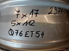 Load image into Gallery viewer, 1x Alufelge 17 Zoll 7.0" 5x112 54ET Glanz Silber 56R7705 Audi Rim Wheel FEL2881575760yi