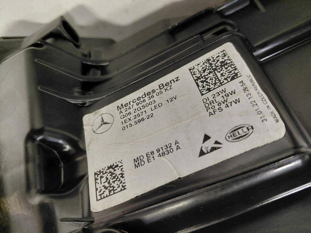 Frontscheinwerfer Mercedes-Benz W247 A2479063605 Full LED Rechts Headlight SCH9074648736us