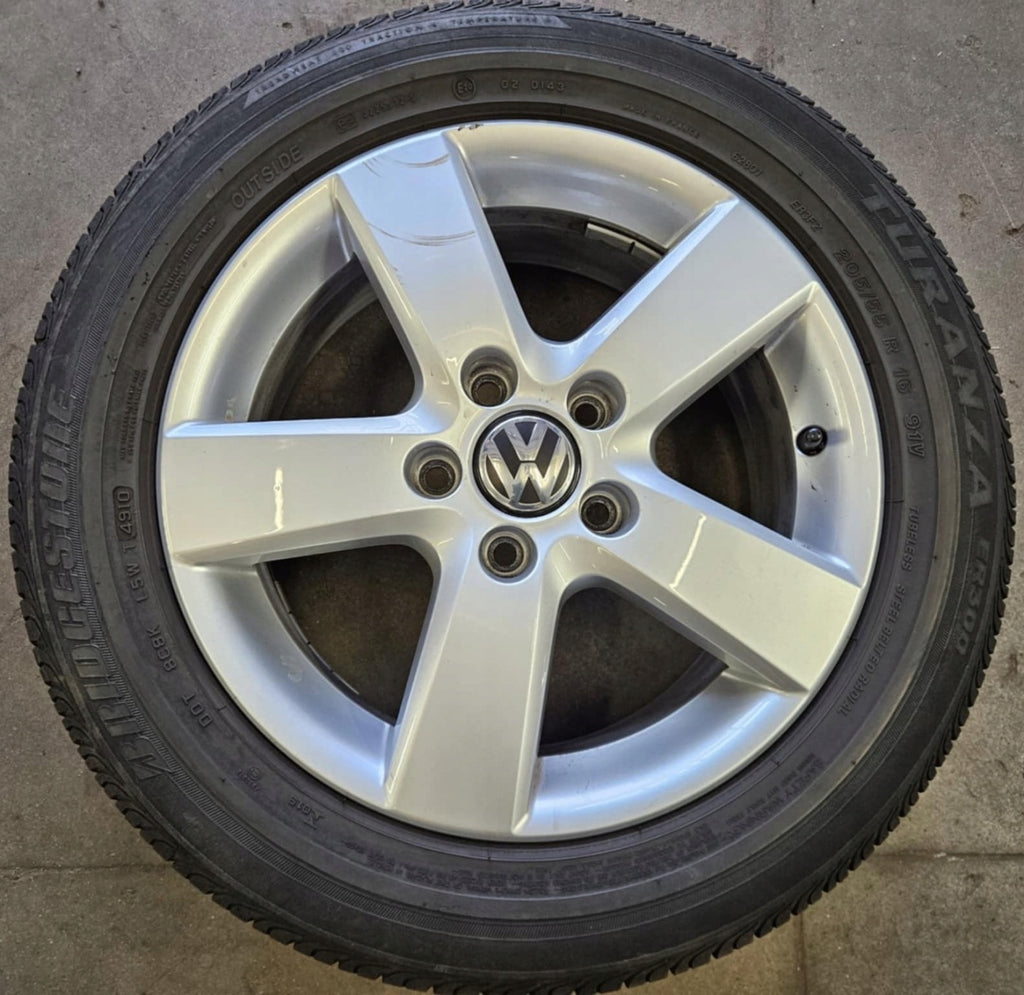 4x Alufelge 16 Zoll 6.5" 5x112 50ET 1T0601025 VW Touran Rim Wheel FEL8113788645dw