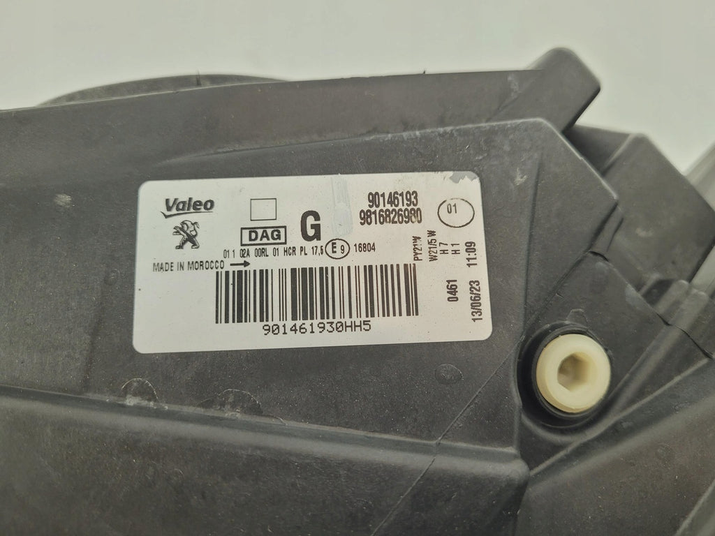 Frontscheinwerfer Peugeot Partner 9816826980 Links Scheinwerfer Headlight SCH2043068861fv