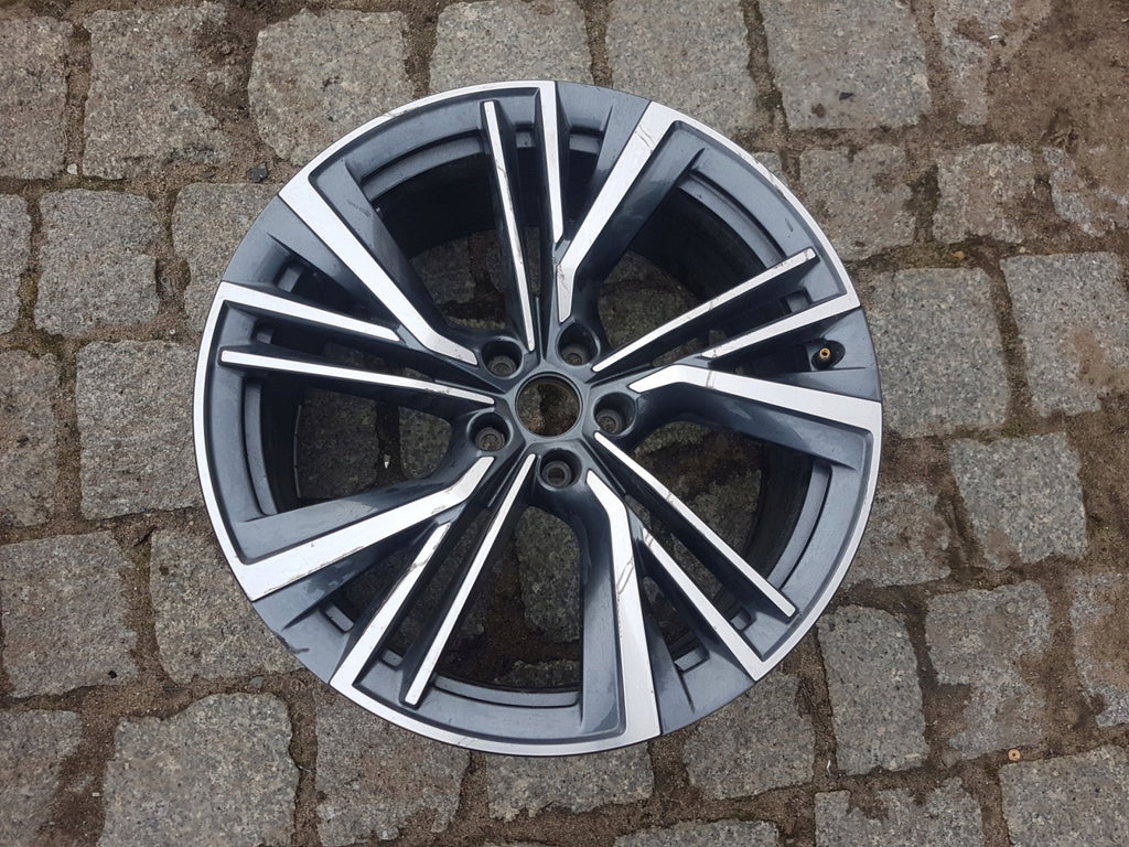 1x Alufelge 20 Zoll 9.0" 5x112 42ET Glanz Grau 5LA601025 Mg Enyaq Iv Rim Wheel FEL8587578506zb
