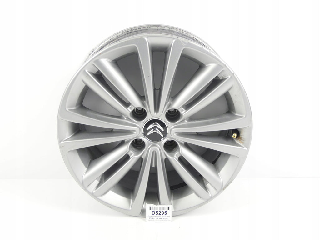 1x Alufelge 16 Zoll 7.0" 4x108 9687802977 Citroën C4 II B7 Hatchback I Rim Wheel FEL9170225246rq
