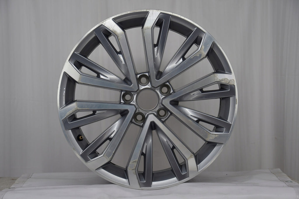 1x Alufelge 18 Zoll 7.0" 5x112 45ET Glanz Grau 2GA601025 Mg Rim Wheel