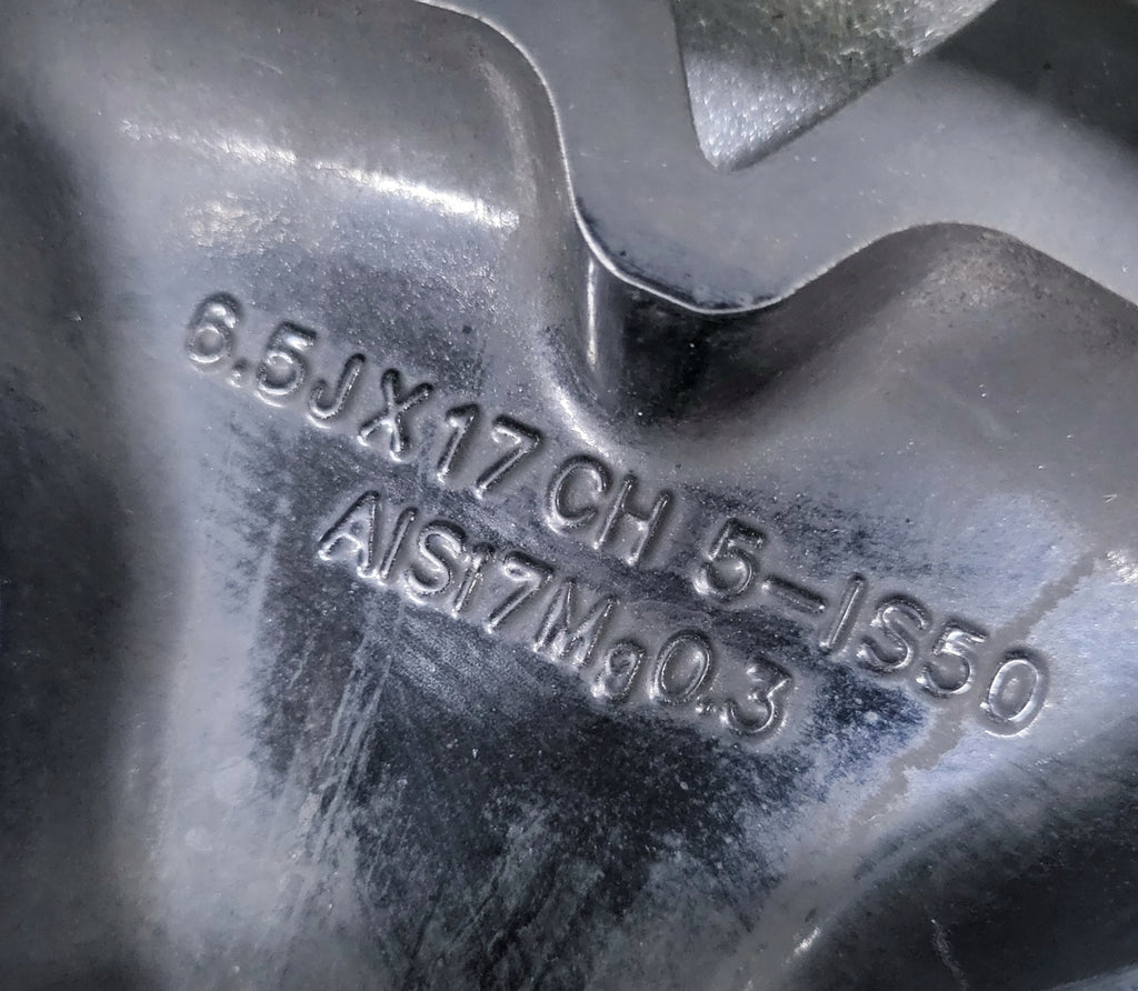 1x Alufelge 17 Zoll 6.5" 5x114.3 50ET Glanz Schwarz 403000531R Dacia Duster FEL4947619914ts