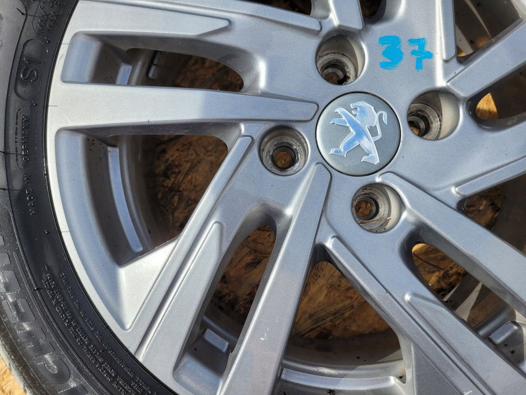 1x Alufelge 16 Zoll 6.5" 4x108 38ET 9825165280 Peugeot Rim Wheel FEL9286527131sa