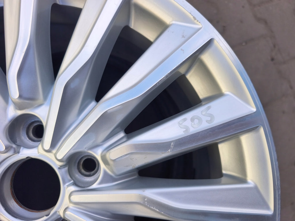 1x Alufelge 17 Zoll 7.5" 5x112 51ET Glanz Silber 8V0601025CB Audi A4 B6 C5 FEL9196701389vy