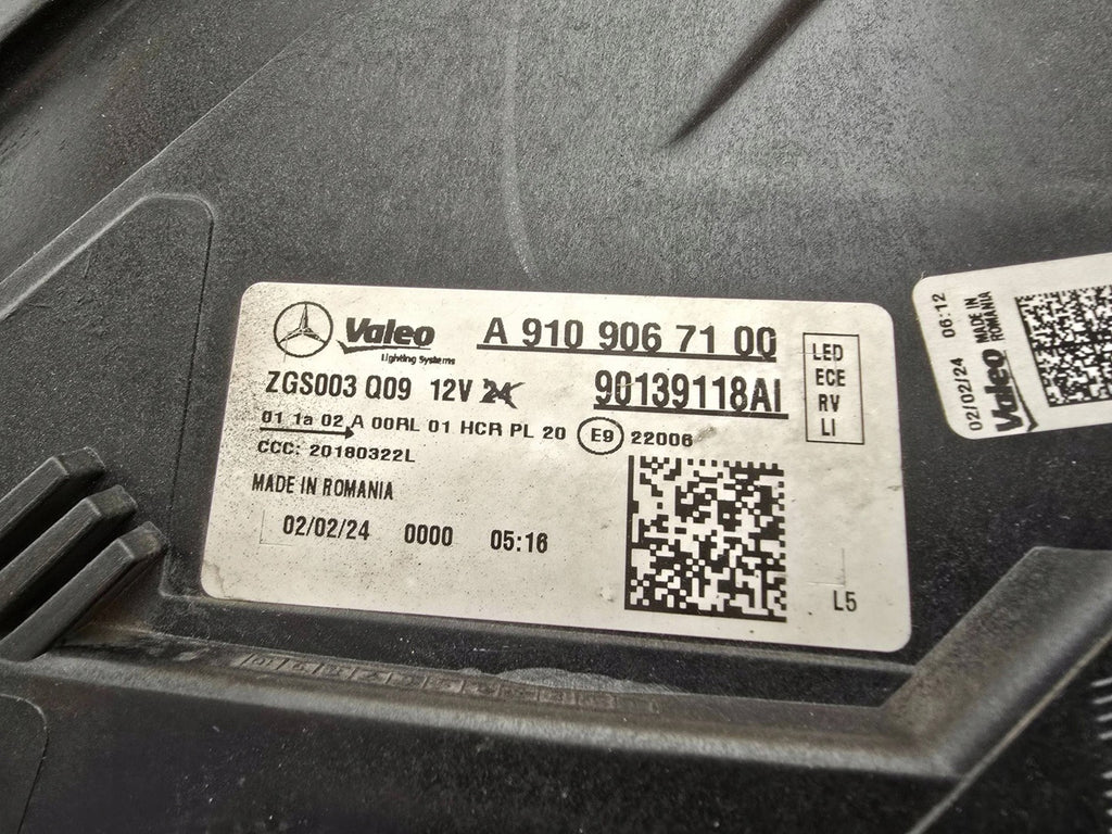 Frontscheinwerfer Mercedes-Benz Sprinter A9109067100 LED Links Headlight SCH4629068454vz