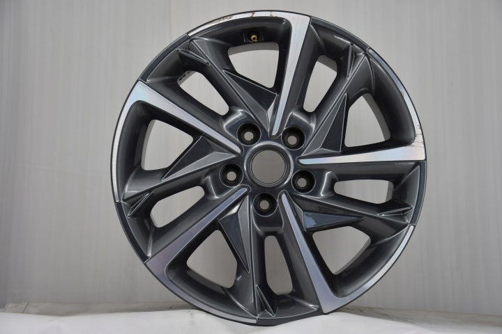 1x Alufelge 17 Zoll 7.0" 5x114.3 53ET Glanz 52910-G4720 Hyundai I Mg Rim Wheel FEL6931518933fs