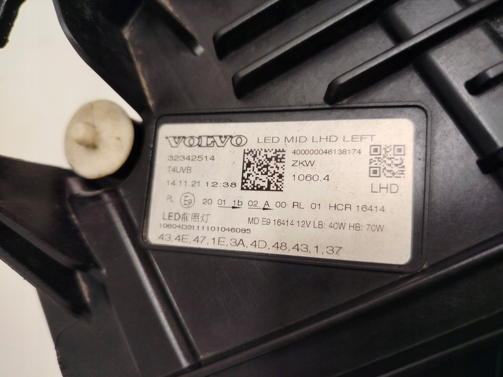 Frontscheinwerfer Volvo Xc60 II 32342514 LED Links Scheinwerfer Headlight SCH1781281209sz