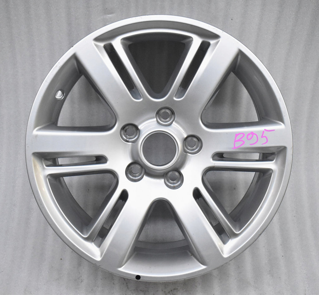 1x Alufelge 17 Zoll 8.0" 5x120 49ET Glanz Silber 2H0601025J VW Amarok Rim Wheel