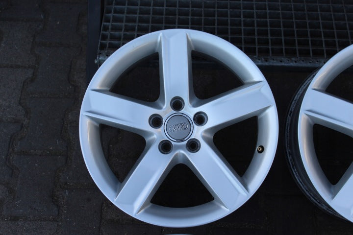 4x Alufelge 17 Zoll 7.0" 5x112 37ET Glanz Silber 8R0071497 Audi Q5 Rim Wheel FEL7427913768ot