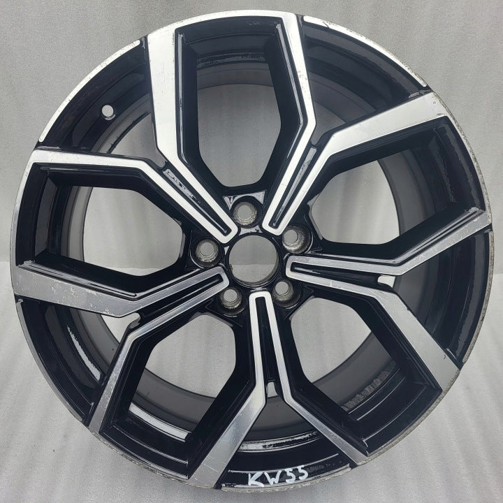 1x Alufelge 18 Zoll 7.5" 5x100 51ET Glanz Schwarz 2G0601025AQ VW Polo Rim Wheel FEL4023611707tf