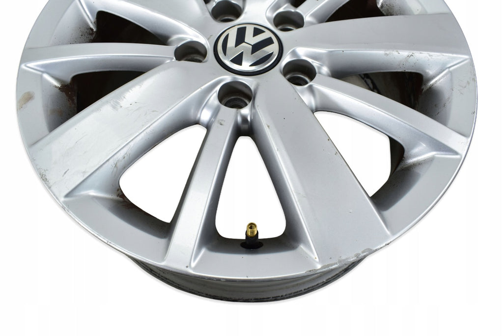 1x Alufelge 16 Zoll 6.5" 5x112 50ET Glanz Silber 5K0601025S VW Passat Golf VI I FEL6686802355hj