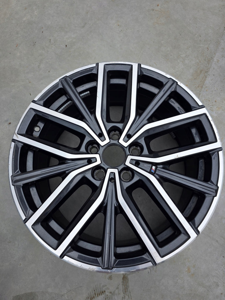1x Alufelge 18 Zoll 7.5" 5x112 50ET Glanz Schwarz 6891179 BMW F45 Mg Rim Wheel FEL4755189047db