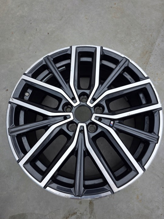 1x Alufelge 18 Zoll 7.5" 5x112 50ET Glanz Schwarz 6891179 BMW F45 Mg Rim Wheel FEL4755189047db