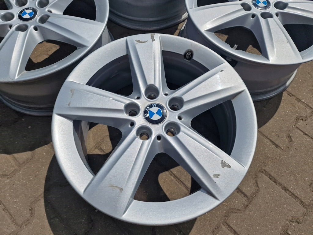 4x Alufelge 17 Zoll 7.5" 5x112 54ET Glanz Silber 6855087 BMW F45 F46 Rim Wheel FEL8115920293mk