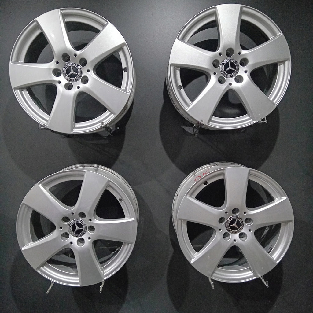 4x Alufelge 17 Zoll 7.0" 5x112 48 5ET A2054015500 Mercedes-Benz W205 Rim Wheel FEL4826434486jj