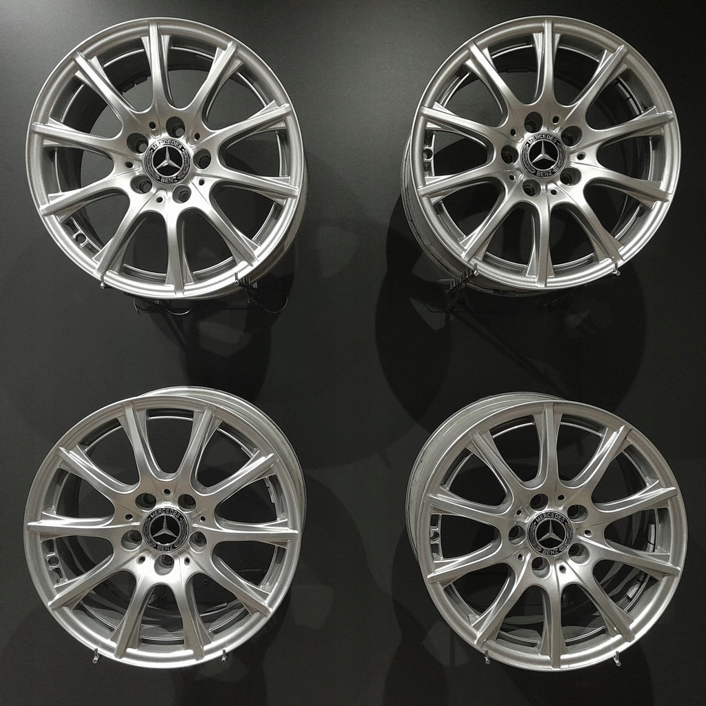 4x Alufelge 16 Zoll 6.5" 5x112 38ET A2054012400 Mercedes-Benz W176 W177 FEL1481962631tb