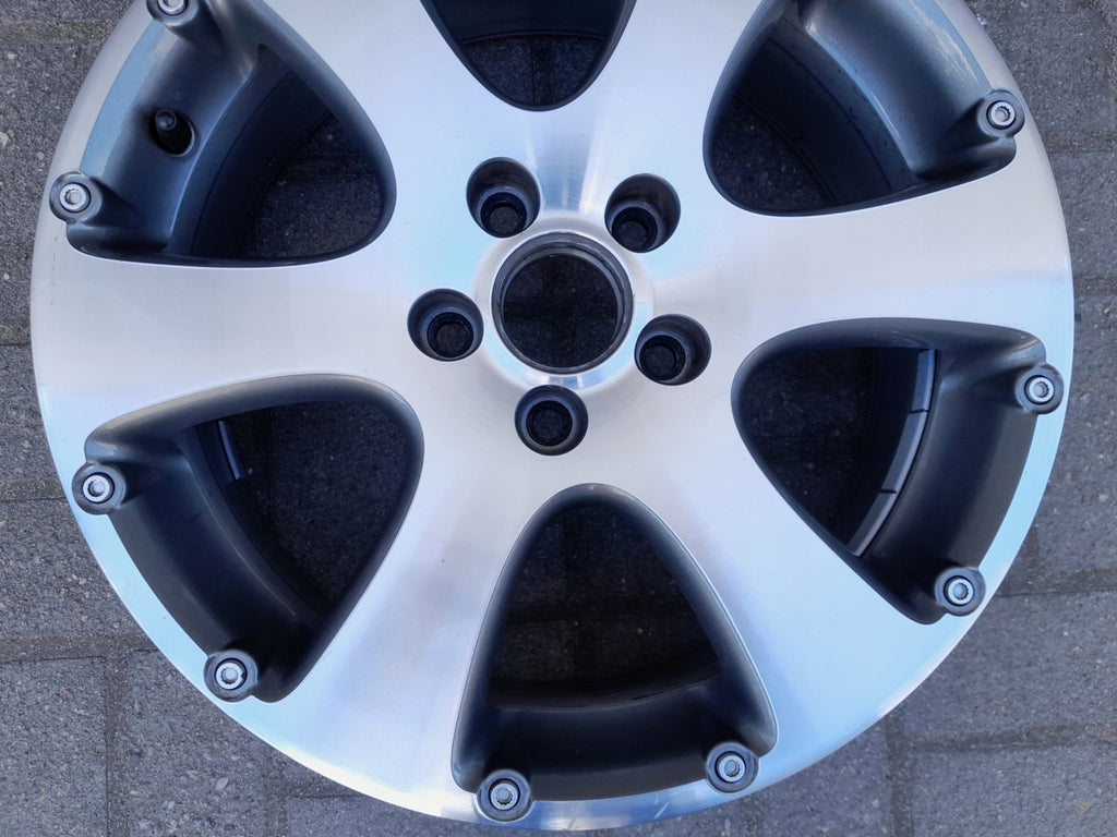 1x Alufelge 17 Zoll 6.5" 5x112 42ET Glanz Schwarz 1T0601025E VW Touran Rim Wheel FEL2390644596se