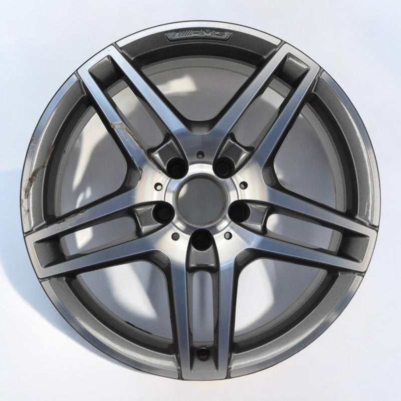 1x Alufelge 18 Zoll 9.0" 5x112 54ET Glanz Graphit A2124010400 Mercedes-Benz Mg