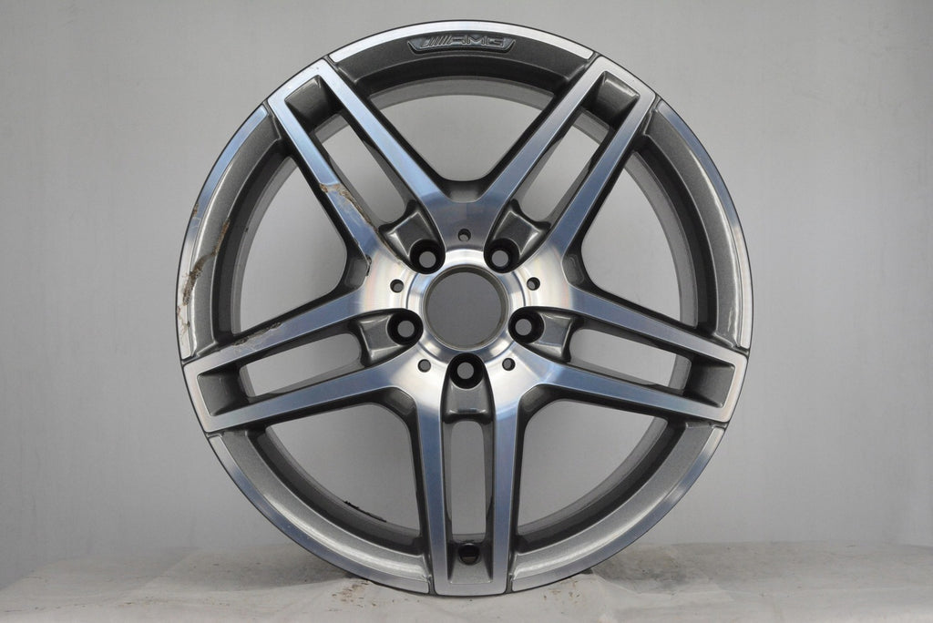 1x Alufelge 18 Zoll 9.0" 5x112 54ET Glanz Graphit A2124010400 Mercedes-Benz Mg