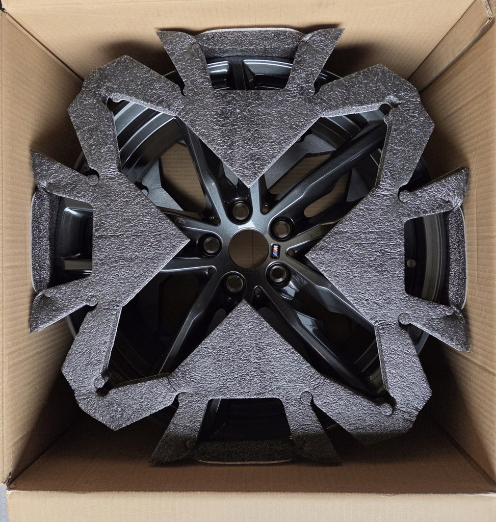 1x Alufelge 19 Zoll 7.5" 5x112 32ET Graphit 8093921 BMW X3 G01 G02 Rim Wheel FEL3418054368sn