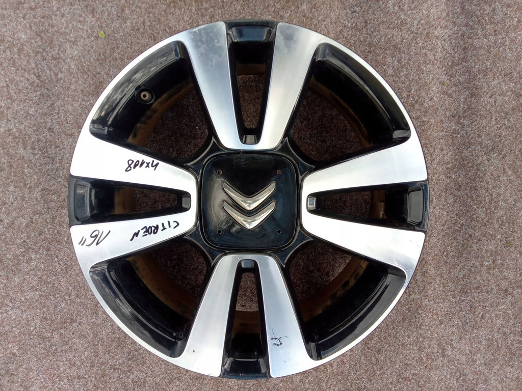 1x Alufelge 16 Zoll 4x108 13469363 YQ00065677 672044871 Citroën Berlingo FEL7141162149je