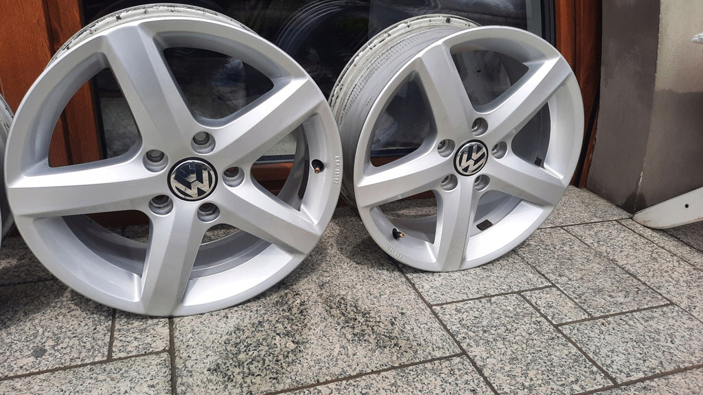 4x Alufelge 16 Zoll 6.5" 5x112 42ET 3AA071496A VW Passat Sharan Touran Golf I FEL3767233229ix