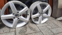 Laden Sie das Bild in den Galerie-Viewer, 4x Alufelge 16 Zoll 6.5" 5x112 42ET 3AA071496A VW Passat Sharan Touran Golf I FEL3767233229ix