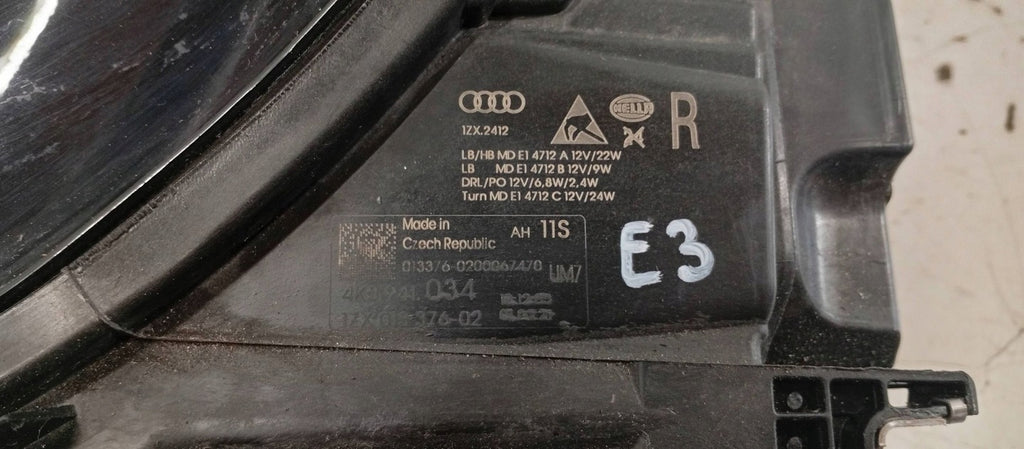 Frontscheinwerfer Audi A6 C8 4K0941034 LED Rechts Scheinwerfer Headlight SCH7743338952yn