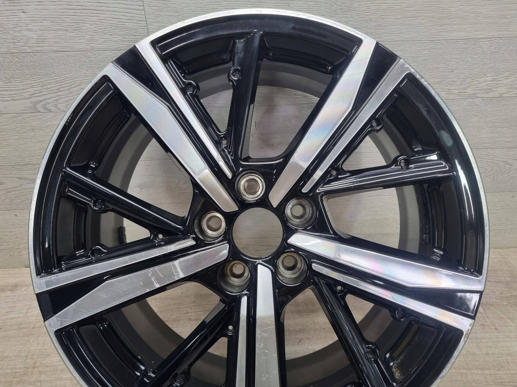 1x Alufelge 18 Zoll 8.0" 5x108 48ET Glanz Schwarz 9835058180 Peugeot 308