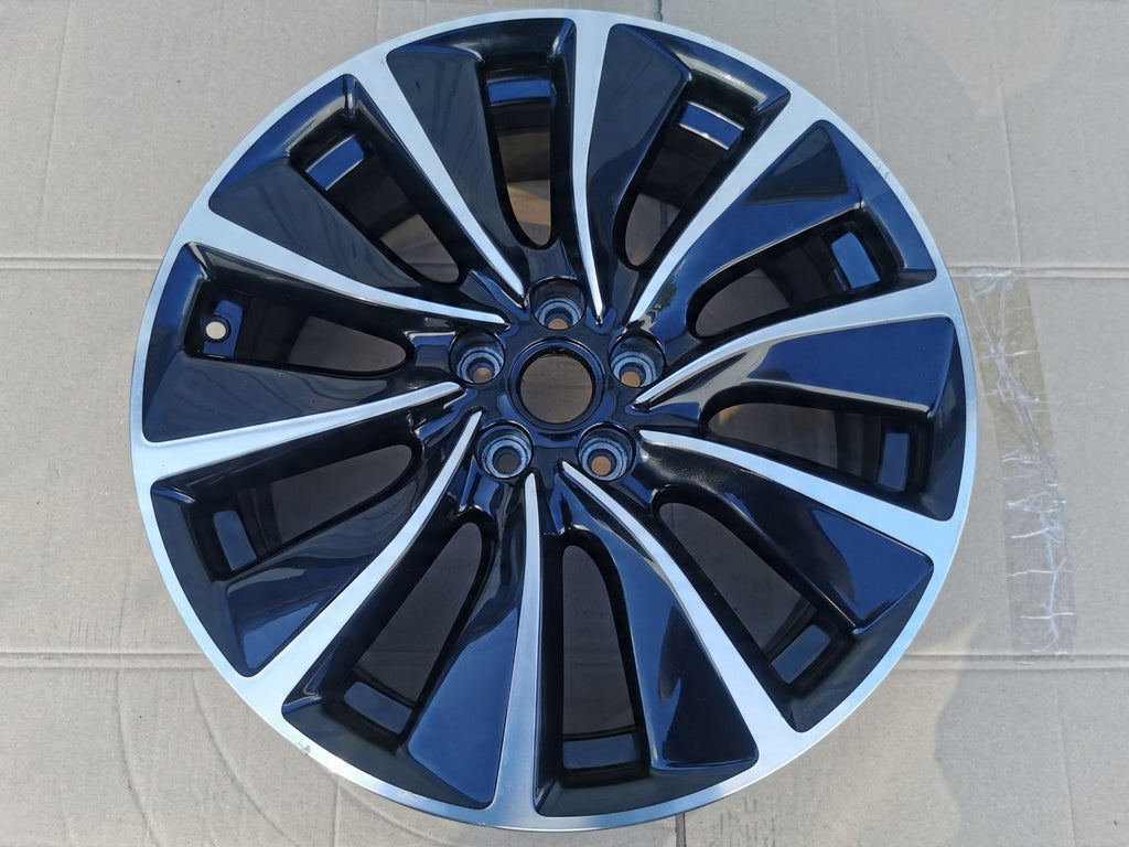 1x Alufelge 19 Zoll 7.0" 5x108 38ET Glanz Schwarz 174580 Opel Grandland X