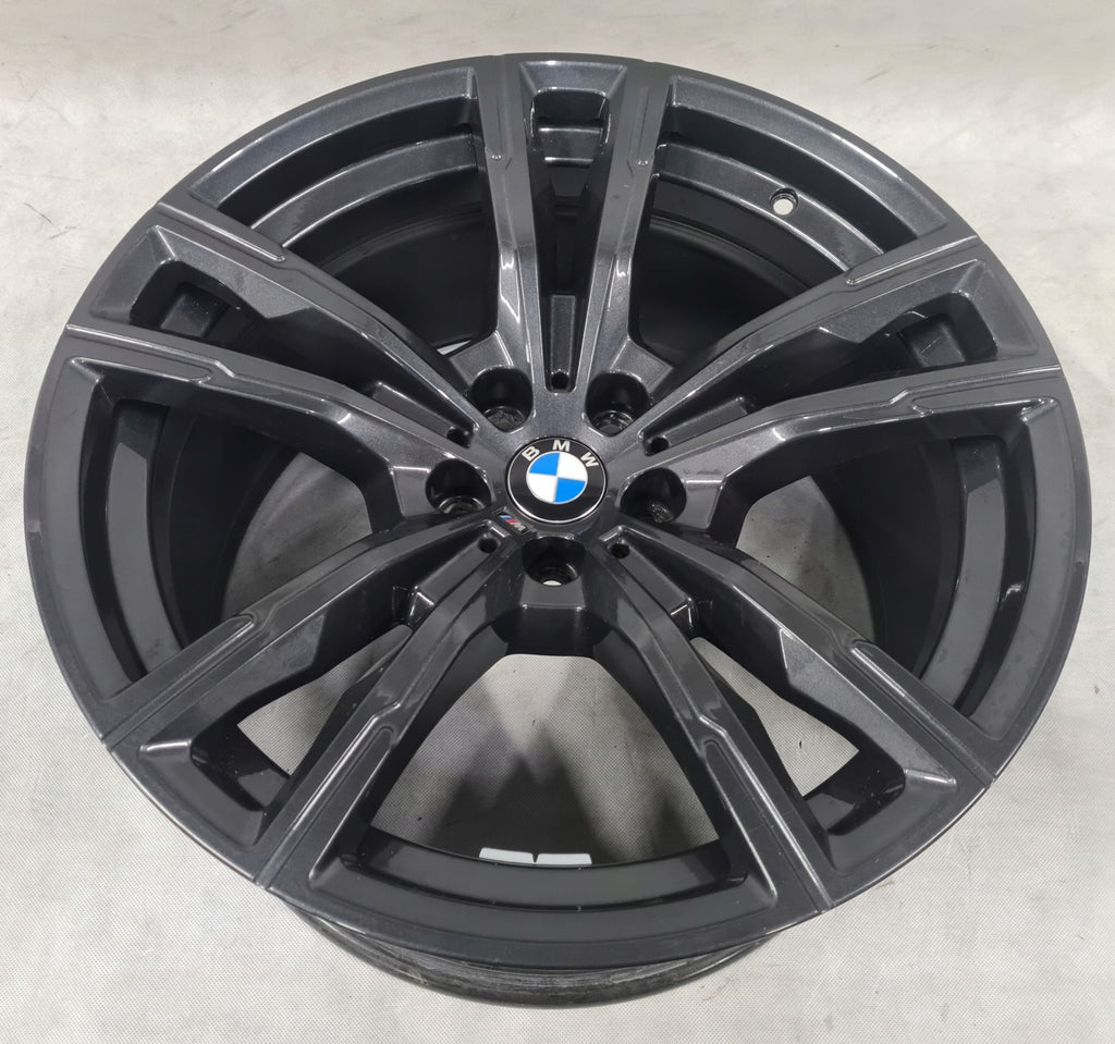 1x Alufelge 19 Zoll 9.5" 5x112 26ET Glanz Schwarz 8089560 BMW F91 F92 Rim Wheel FEL9159790233cm