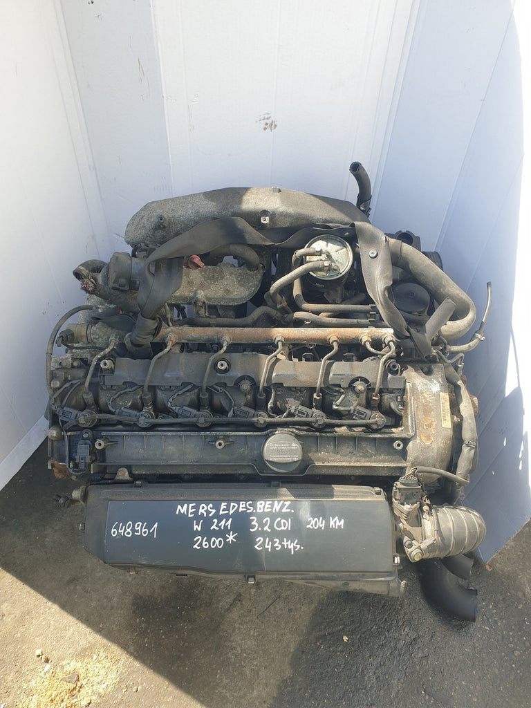 Motor Mercedes-Benz W211 648961 3.2 CDI 204PS 243TKm Diesel Engine Komplett