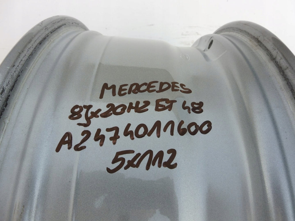 1x Alufelge 20 Zoll 8.0" 5x112 48ET A2474011600 Mercedes-Benz Glb Amg Rim Wheel FEL5829112528cn