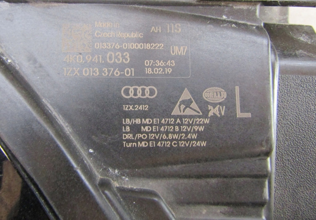 Frontscheinwerfer Audi A6 C8 4K0941033 LED Links Scheinwerfer Headlight SCH4743642762za