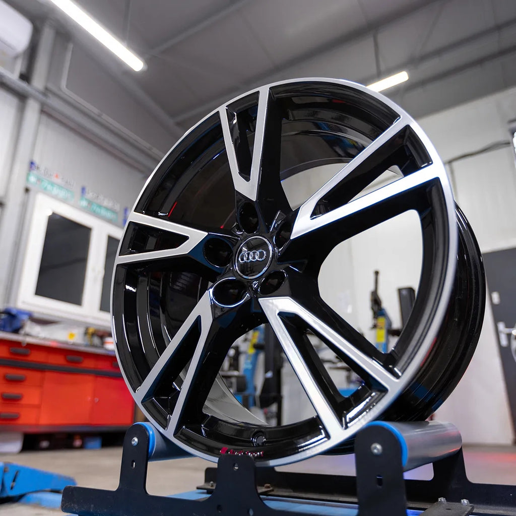 4x Alufelge 19 Zoll 8.0" 5x112 39ET Glanz Schwarz 80A601025R Audi Rim Wheel FEL1700466891qo