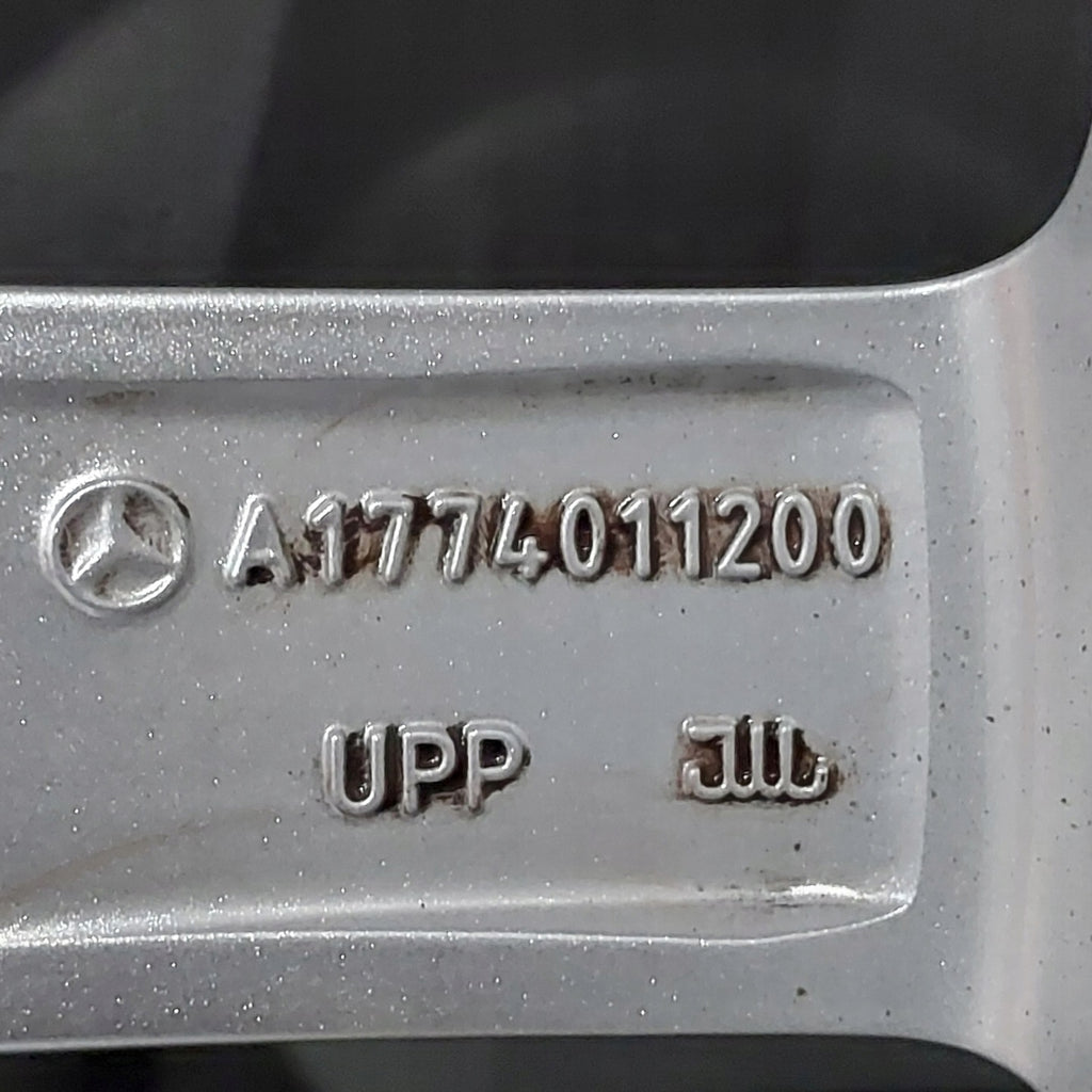 4x Alufelge 17 Zoll 6.5" 5x112 44ET Glanz Silber A1774011200 Mercedes-Benz W177 FEL8912719194cb
