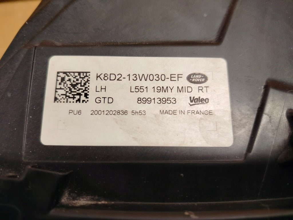 Frontscheinwerfer Land Rover Evoque K8D2-13W030-EF Full LED Links Headlight SCH8628903749gs