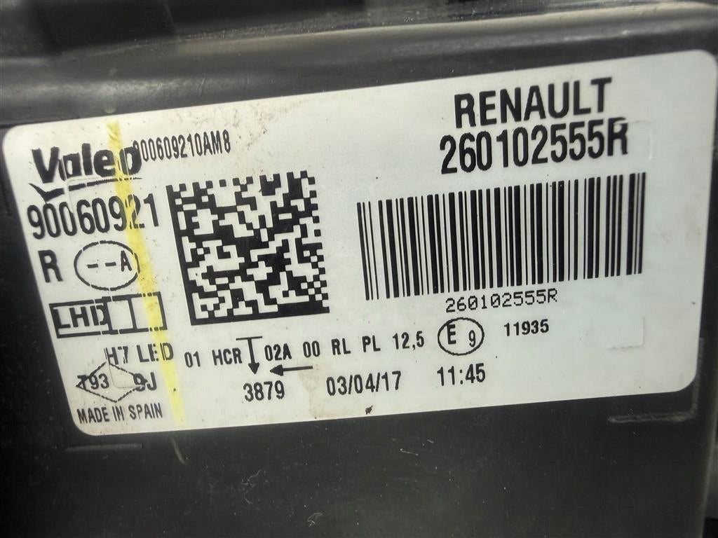 Frontscheinwerfer Renault Megane IV 260102555 LED Rechts Scheinwerfer Headlight SCH3135214527xx