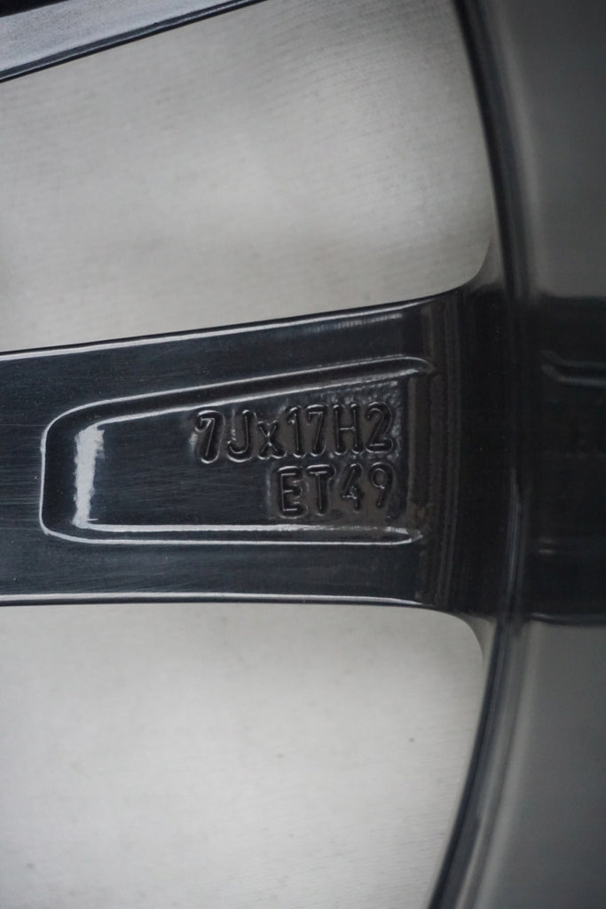 1x Alufelge 17 Zoll 7.0" 5x112 49ET Glanz Schwarz 5G0601025AK VW Golf Vii FEL5508413499je