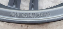 Laden Sie das Bild in den Galerie-Viewer, 1x Alufelge 16 Zoll 6.0" 5x100 45ET Matt Schwarz KBA51055 Seat I Ibiza Rim Wheel FEL3100335405lz