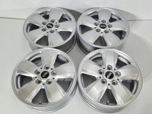 Load image into Gallery viewer, 4x Alufelge 15 Zoll 5.5" 5x112 46ET Glanz Silber 6855101 Mini Rim Wheel FEL6463992510ih