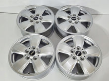 Laden Sie das Bild in den Galerie-Viewer, 4x Alufelge 15 Zoll 5.5" 5x112 46ET Glanz Silber 6855101 Mini Rim Wheel FEL6463992510ih